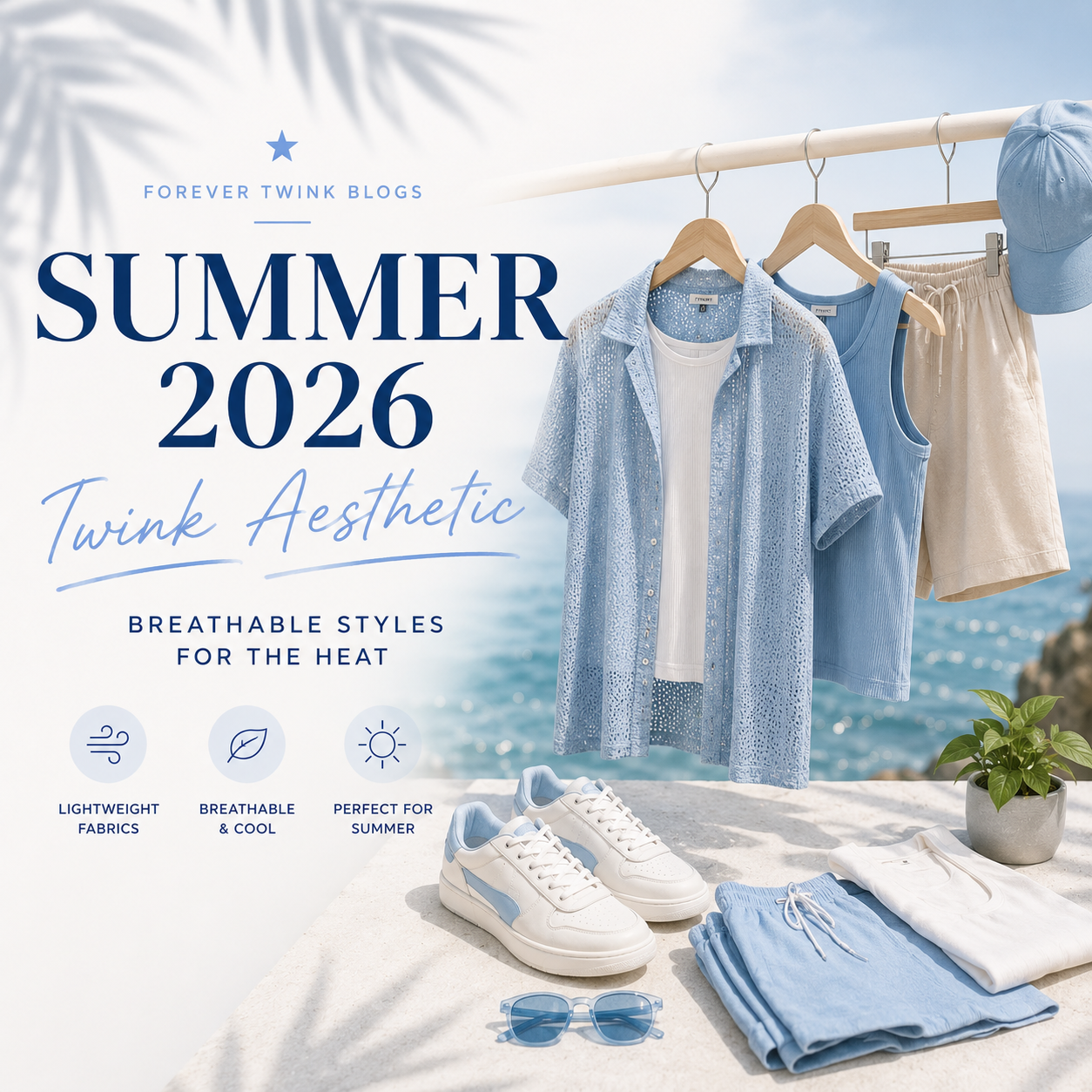 Summer 2026 Twink Aesthetic: Breathable Styles for the Heat