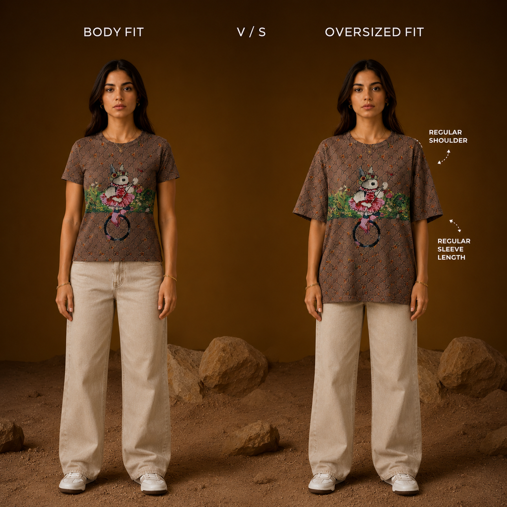 Bunny Graphic T Shirt