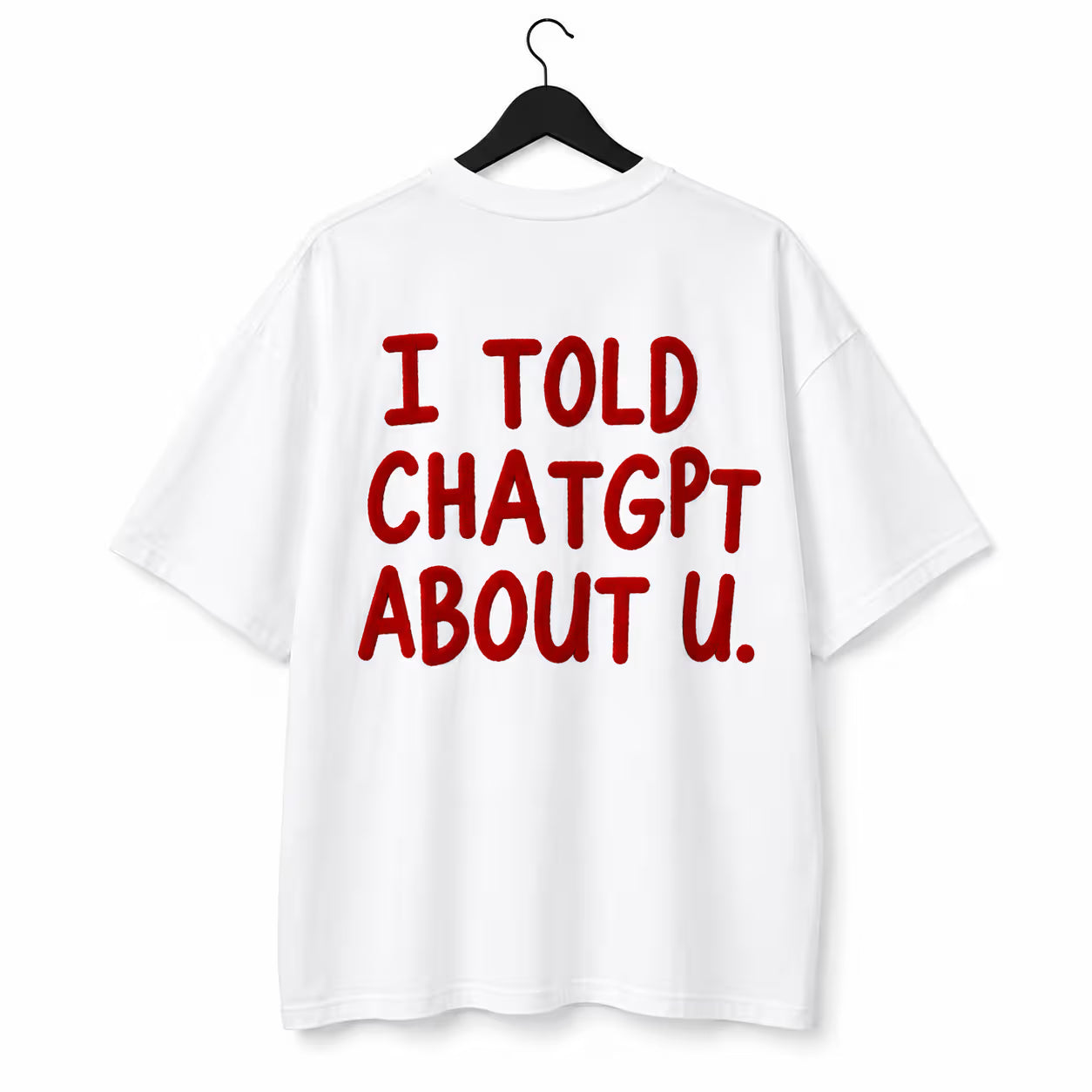 Oversized Back Print T-Shirt