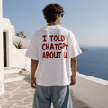 Oversized Back Print T-Shirt
