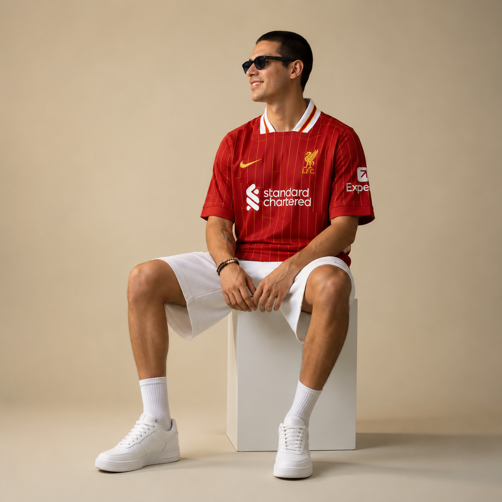 Red Legacy Football Jersey for Men