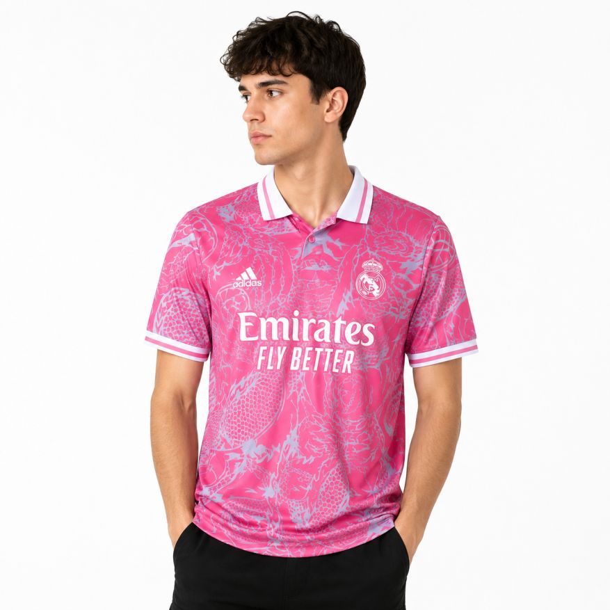 Pink Unisex Football Jersey