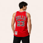 Pre-Owned Red Mesh Basketball Jersey