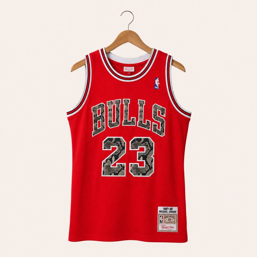 Pre-Owned Red Mesh Basketball Jersey
