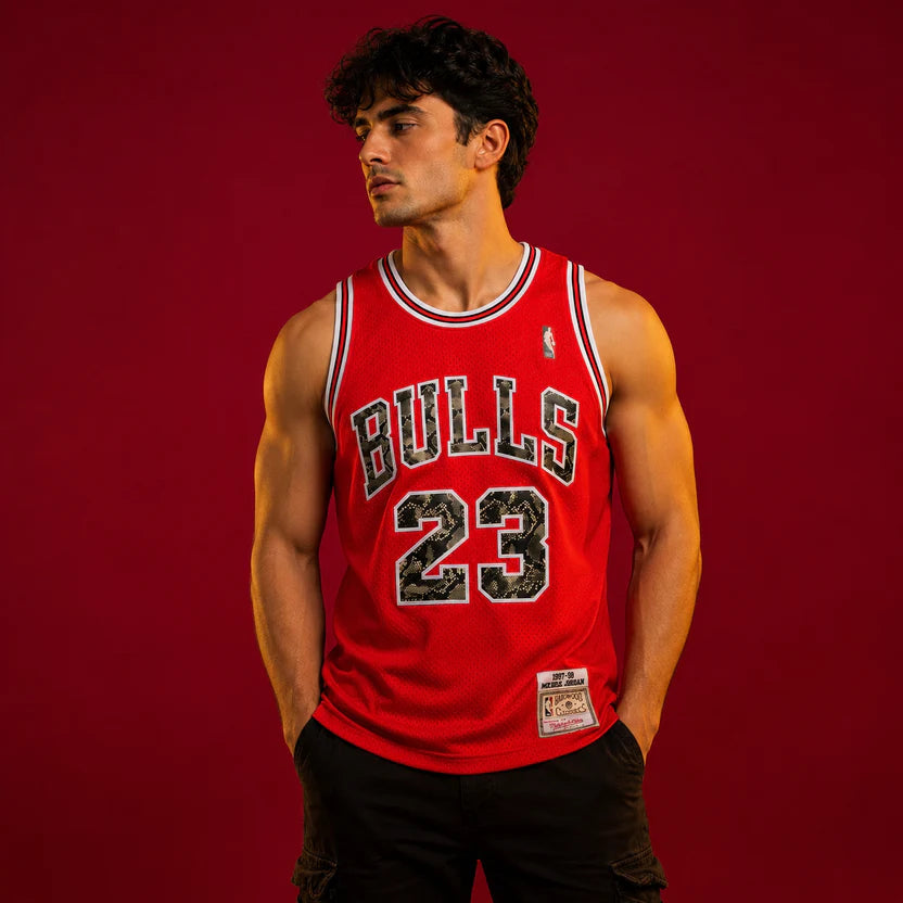 Mesh Basketball Vest – Red 23 Edition