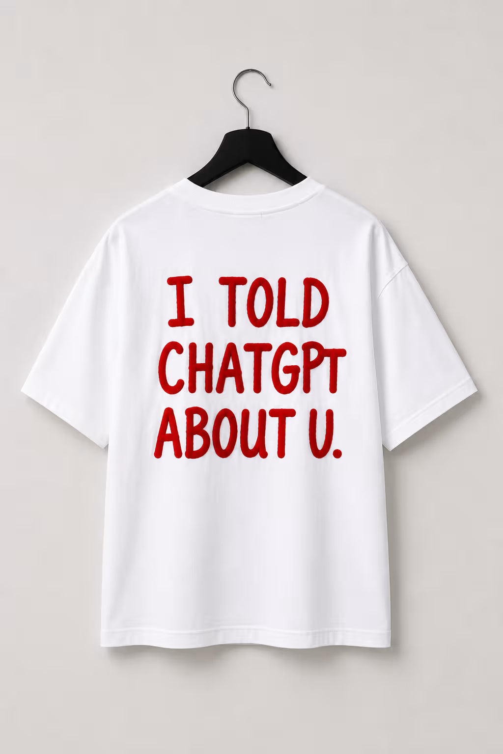Oversized Back Print T-Shirt