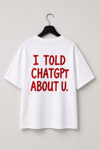 Oversized Back Print T-Shirt