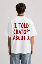 Oversized Back Print T-Shirt