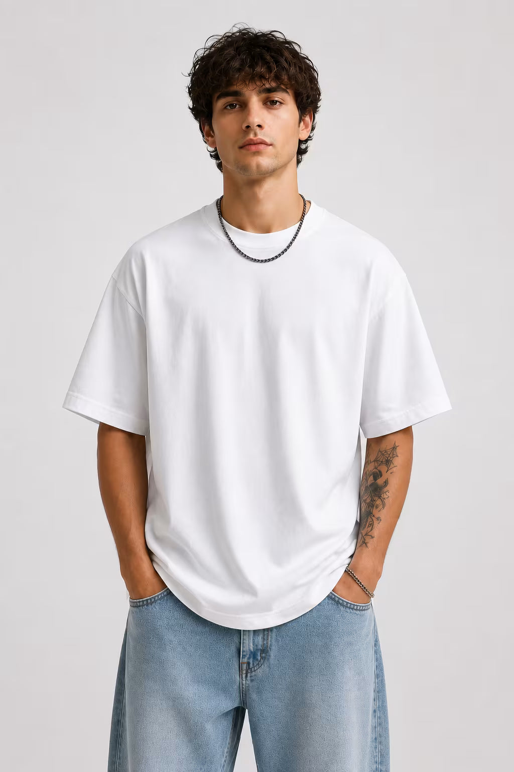Oversized Back Print T-Shirt