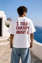 Oversized Back Print T-Shirt