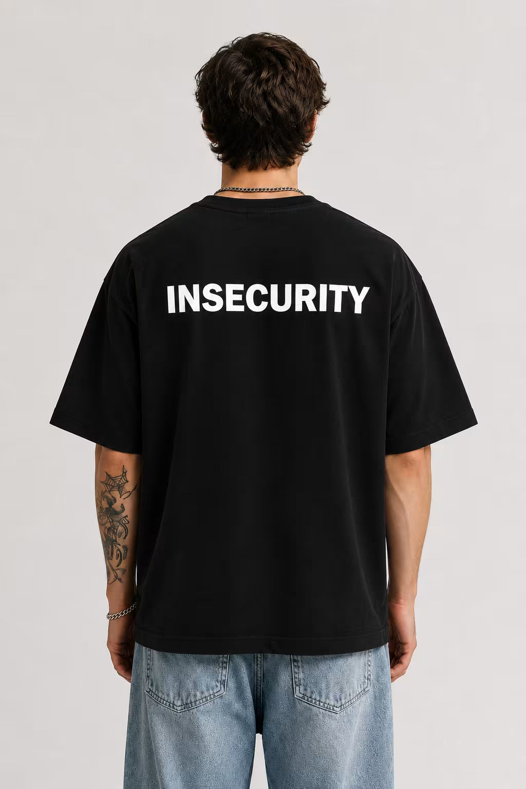 "INSECURITY" Oversized Graphic T-Shirt