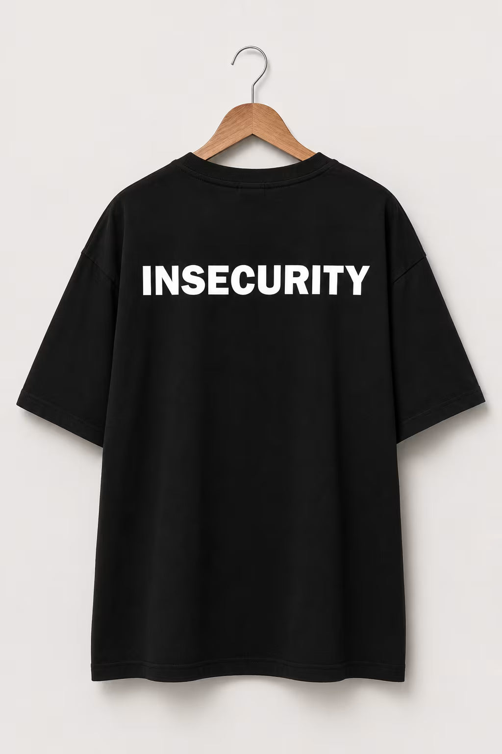 "INSECURITY" Oversized Graphic T-Shirt