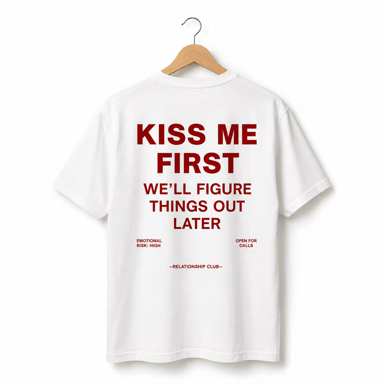 Kiss Me First Oversized Graphic T-Shirt