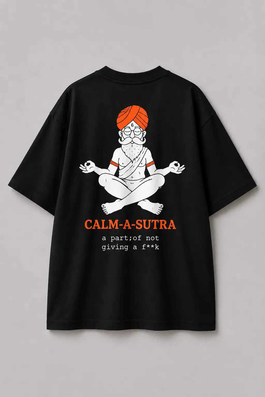 Calm-A-Sutra Print Oversized T-Shirt