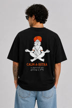 Calm-A-Sutra Print Oversized T-Shirt