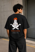 Calm-A-Sutra Print Oversized T-Shirt