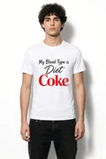 My Blood Type is Diet Coke – Classic White T-Shirt