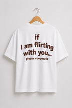White Oversized Graphic T-Shirt