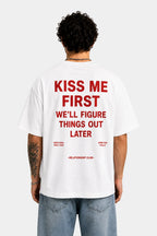 Kiss Me First Oversized Graphic T-Shirt