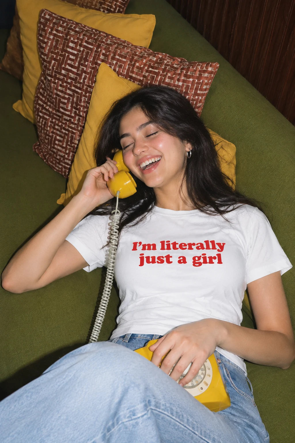 I’m Literally Just a Girl Graphic T-Shirt – Women’s Regular Fit Tee