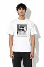 Why Are U Looking At Me Regular Graphic Tee