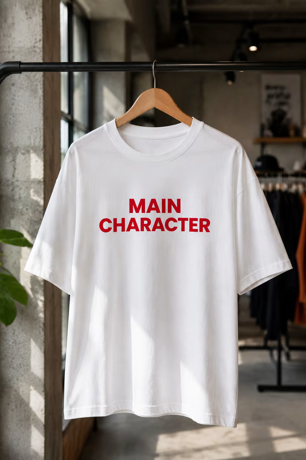 Main Character Oversized Graphic T-Shirt