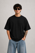 Not Flirting Oversized Graphic T-Shirt – Black