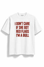 I Don’t Care Red Flags Regular Fit T-Shirt