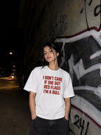I Don’t Care Red Flags Regular Fit T-Shirt