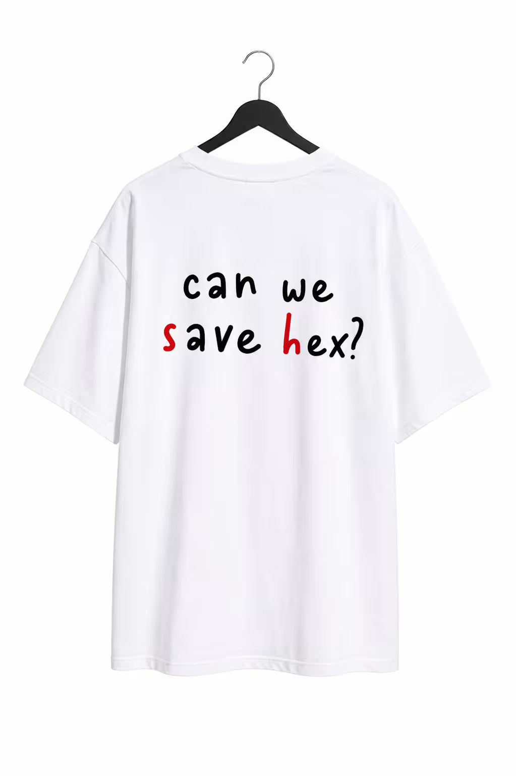 Can We Save Her? Oversized Graphic T-Shirt