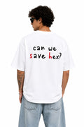 Can We Save Her? Oversized Graphic T-Shirt