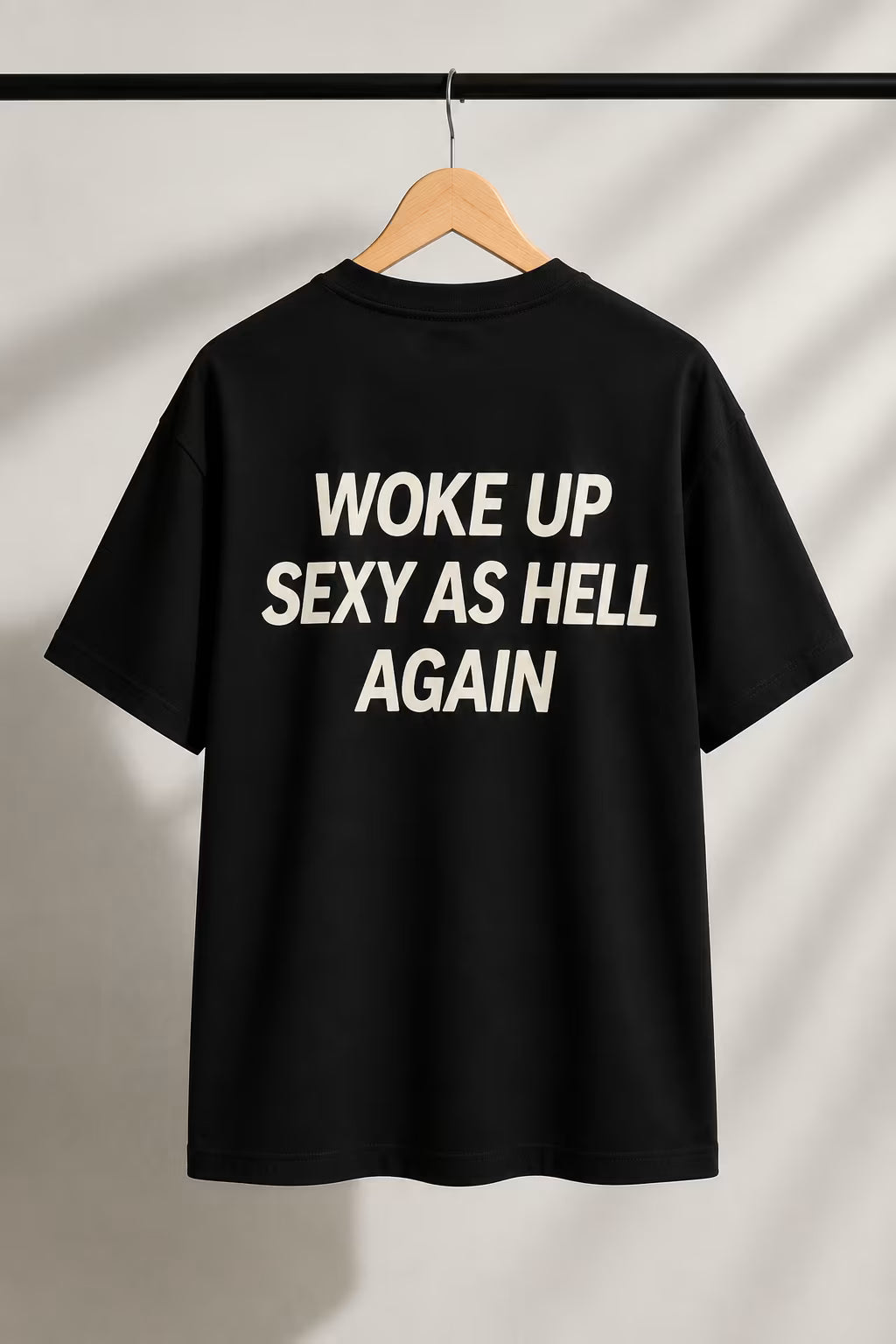 Black Oversized Graphic T-Shirt