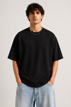 Black Oversized Graphic T-Shirt