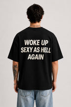 Black Oversized Graphic T-Shirt